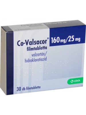 Co Valsacor 160 mg. / 25 mg. 28 tablets